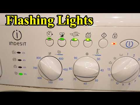 Indesit All Lights Flashing Problem Solution fix Repair Blinking PCB power supply wont start Ariston