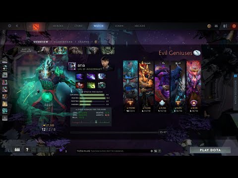 Dota2sup ana juggernaut OG vs EG -TI9
