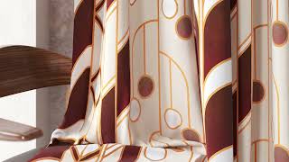 Комплект штор «Лоримиронс (коричневый)» — видео о товаре