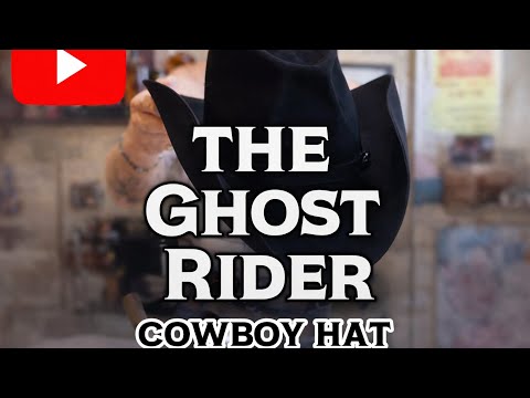 The ghost Rider cowboy hat! The perfect hat to put in the saddle bag of your motorcycle..