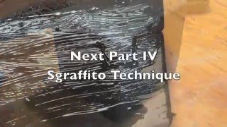 how to make a slab sgraffito box part III