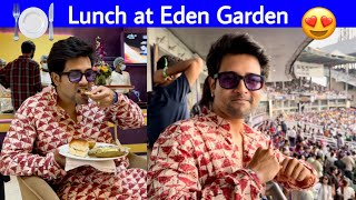 Lunch at Eden Garden during Live IPL Match 🍽️  | KKR vs GT | Cinebap Mrinmoy Vlog