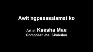 awit ng pasasalamat ko