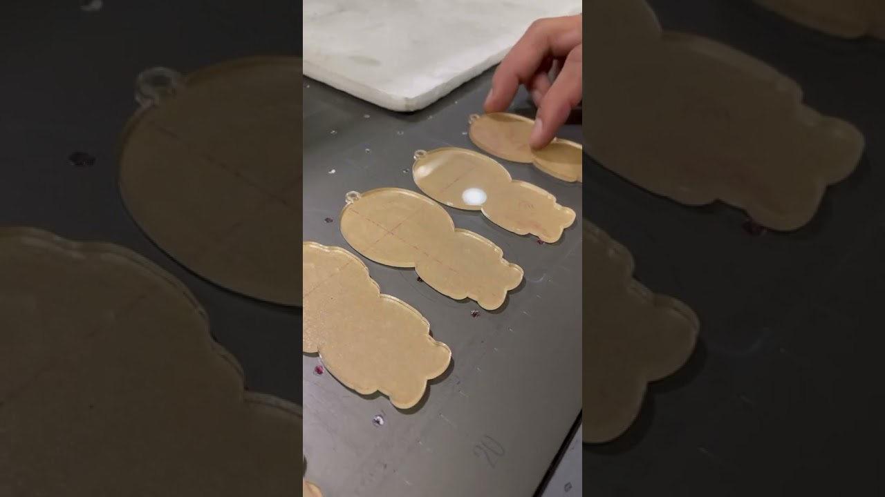 Ganci Akrilik Squid Game #gantungankunci #shorts