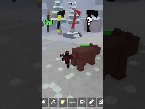 All Axes Vs Bear 🐻 99 Nights In the Forest #99nightsintheforest #99nights #roblox