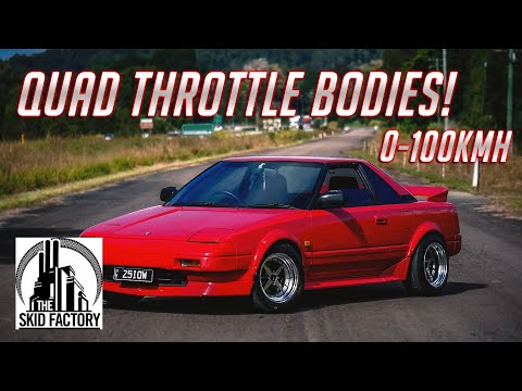 Tuned Toyota MR2 0-100kph TEST *4AGE 20V SCREAMER*