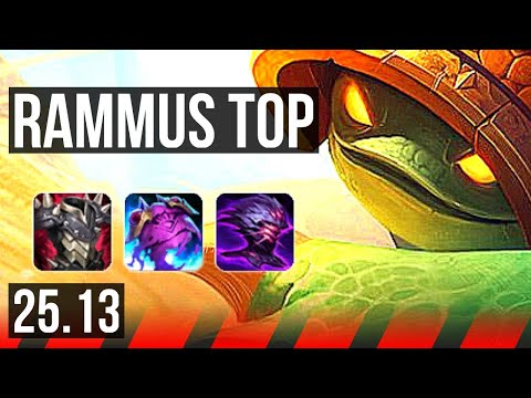 RAMMUS vs RENEKTON (TOP) | 600+ games | KR Diamond | 25.13