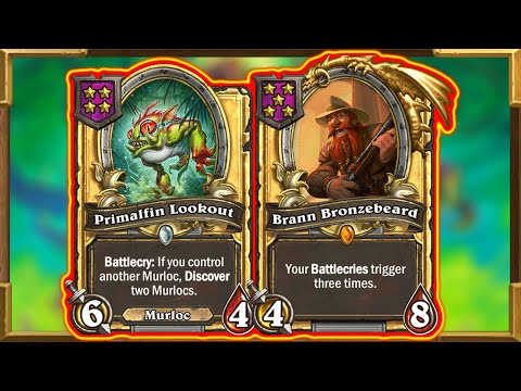 Instant Triple Brann & Triple Primalfin = Unbeatable Murlocs | Christian Hearthstone Battlegrounds