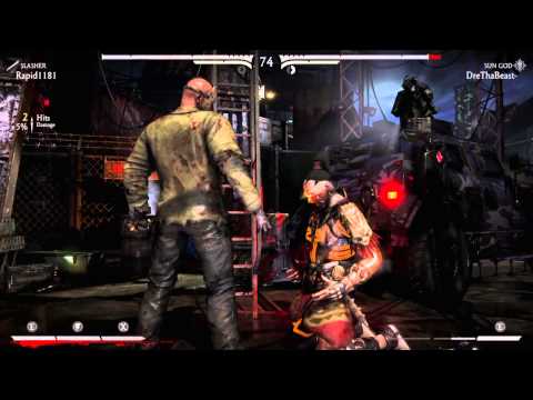 MKX - Online Ranked: Kotal Kahn (Sun God) vs. Jason Voorhees (Slasher)