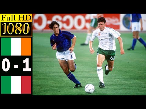 Ireland 0-1 Italy world cup 1990 (Quarter Finals) | Full highlight | 1080p HD | Paolo Maldini