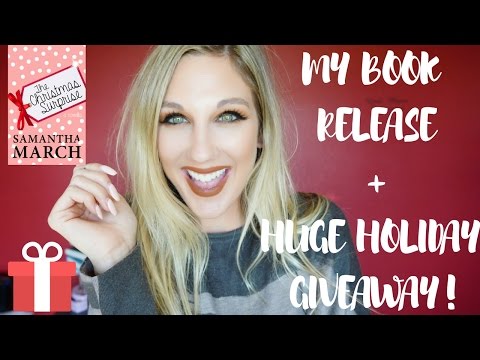 MY BOOK RELEASE ✛  HOLIDAY GIVEAWAY CLOSED Video