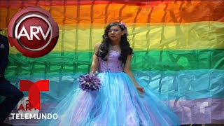 Joven gay cumplió su sueño de tener su fiesta de quince | Al Rojo Vivo