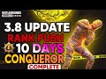 3 8 Update Sirf 10 Din Conqueror Complete Shorts Shortsfeed Bgmilive Gaming Jonathangaming