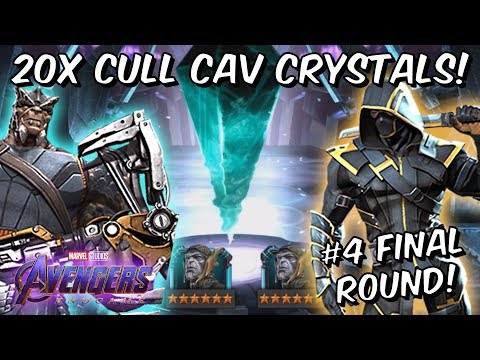 20x 6 Star Cull Obsidian Cavalier Featured Crystal Opening #4 Final! - Marvel Contest of Champions