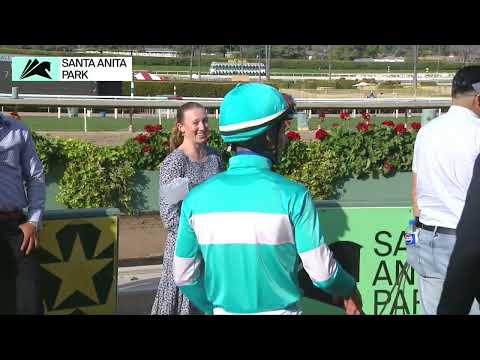 Laulne (FR) wins the Angels Flight Stakes on Sunday, April 7 at Santa Anita Park