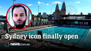 Sydney’s iconic Olympic pool reopens after years of delays and $122m price tag