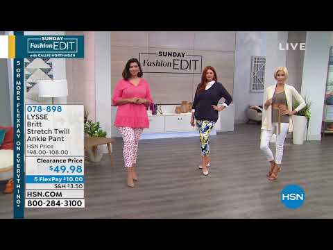 LYSSE Britt Stretch Twill Ankle Pant  Missy