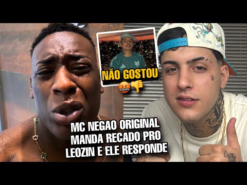 MC Negão Original sends a message to Leozin, and MC Rick intervenes and responds…