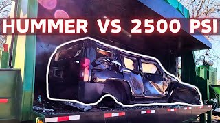 I Crushed a HUMMER for the First Time Ever! (I