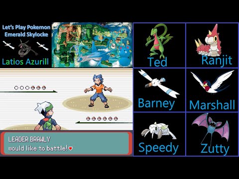 Let's Play Pokemon Emerald Skylocke:  Part 5 - Calm As Crashing Waves