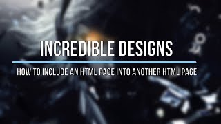 How To Include An Html Page Into Another Html Page With jQuery