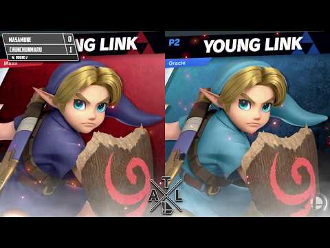 Smash Ultimate Tournament 1/19/19 - Masamune(Y. Link) Vs Chunchunmaru(Y. Link) . - W. Round 2