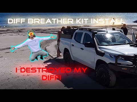 MRTRITON   ARB DIFF BREATHER INSTALLATION   I MIGHT HAVE RUINED MY DIFF!!!!