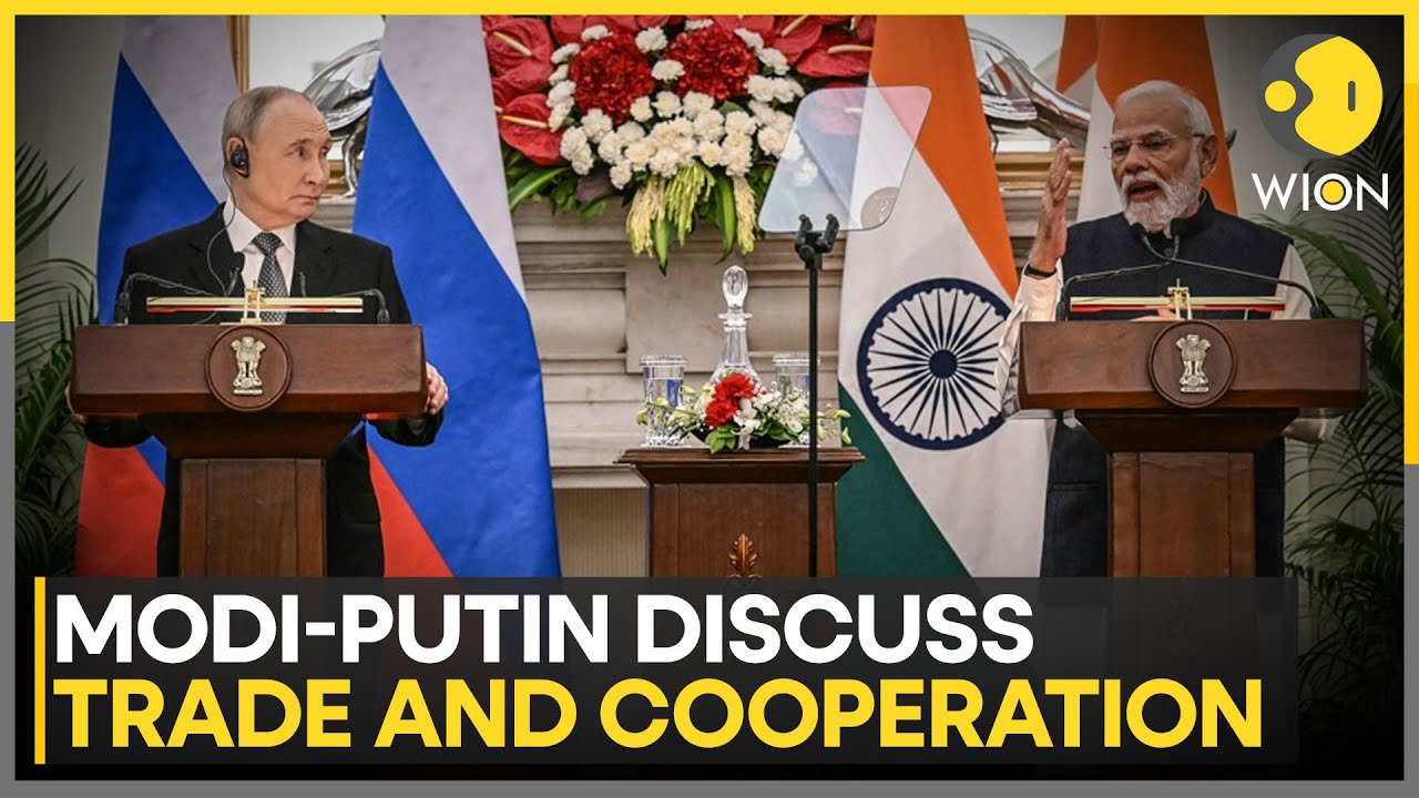 India-Russia Talk: PM Modi, Putin Hold Talks to Boost India–Russia Relations | WION