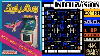 Lady Bug Intellivision 4k Gameplay