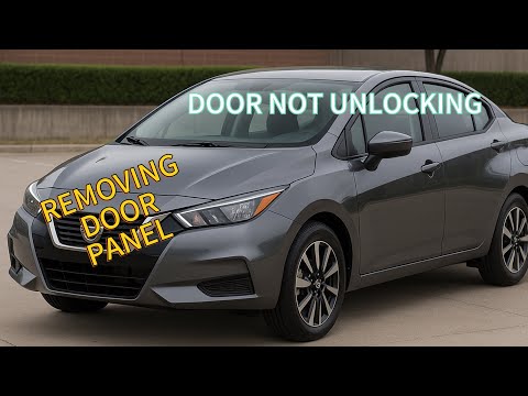 Removing Door Panel on 2023 Nissan Versa *DOOR WILL NOT LOCK OR UNLOCK W/ KEY BLADE*