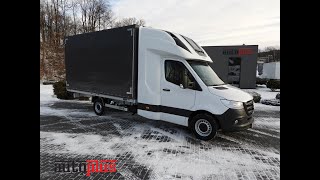 Camion b&acirc;ch&eacute; < 3.5t Mercedes-Benz SPRINTER&nbsp;317 PLANDEKA 8 PALET WEBASTO TEMPOMAT LEDY KLIMATYZACJA | Image 4 - Autoline