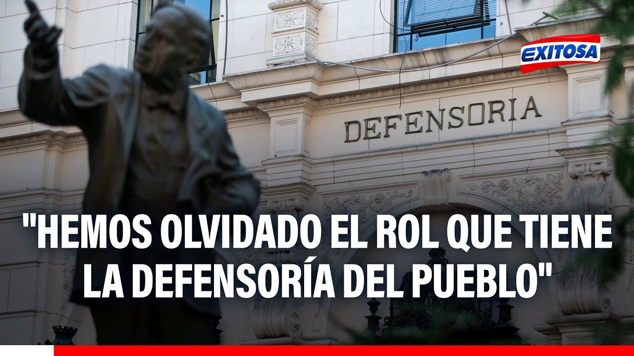 🔴🔵 Walter Gutiérrez: "Hemos olvidado el rol que tiene la Defensoría del Pueblo"