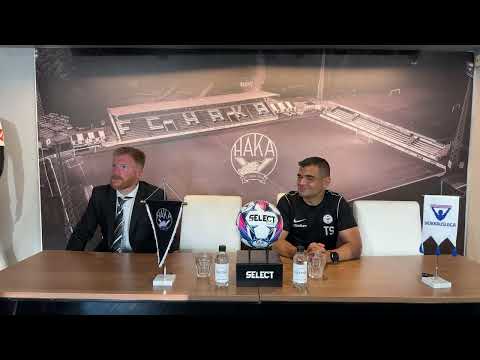 Mustavalko-TV | Mediatilaisuus FC Haka - PK-35 25.6.2024, Tehtaan kenttä
