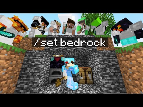 Minecraft Manhunt but I secretly used WORLD EDIT...