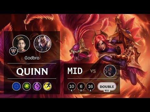 Quinn Mid vs Lucian - EUW Challenger Patch 9.16