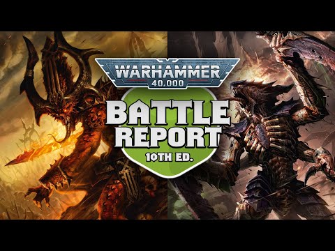 Chaos Deamons vs Tyranids Warhammer 40k 10th Edition Battle Report Ep 66