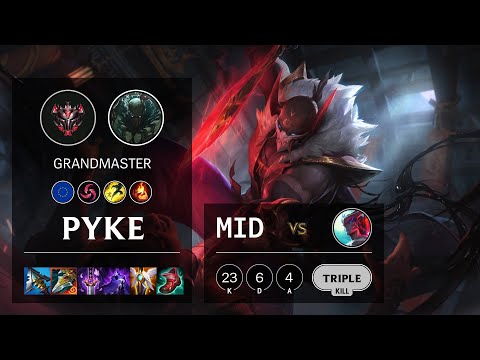 Pyke Mid vs Yone - EUW Grandmaster Patch 10.25b