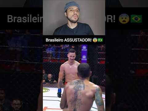 Brasileiro Psicop#ta da luta! 😨 #mma