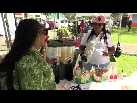 YOUTH ECONOMY AGENCY MARKETPLACE ELECTRIFIES DEREK WALCOTT SQUARE