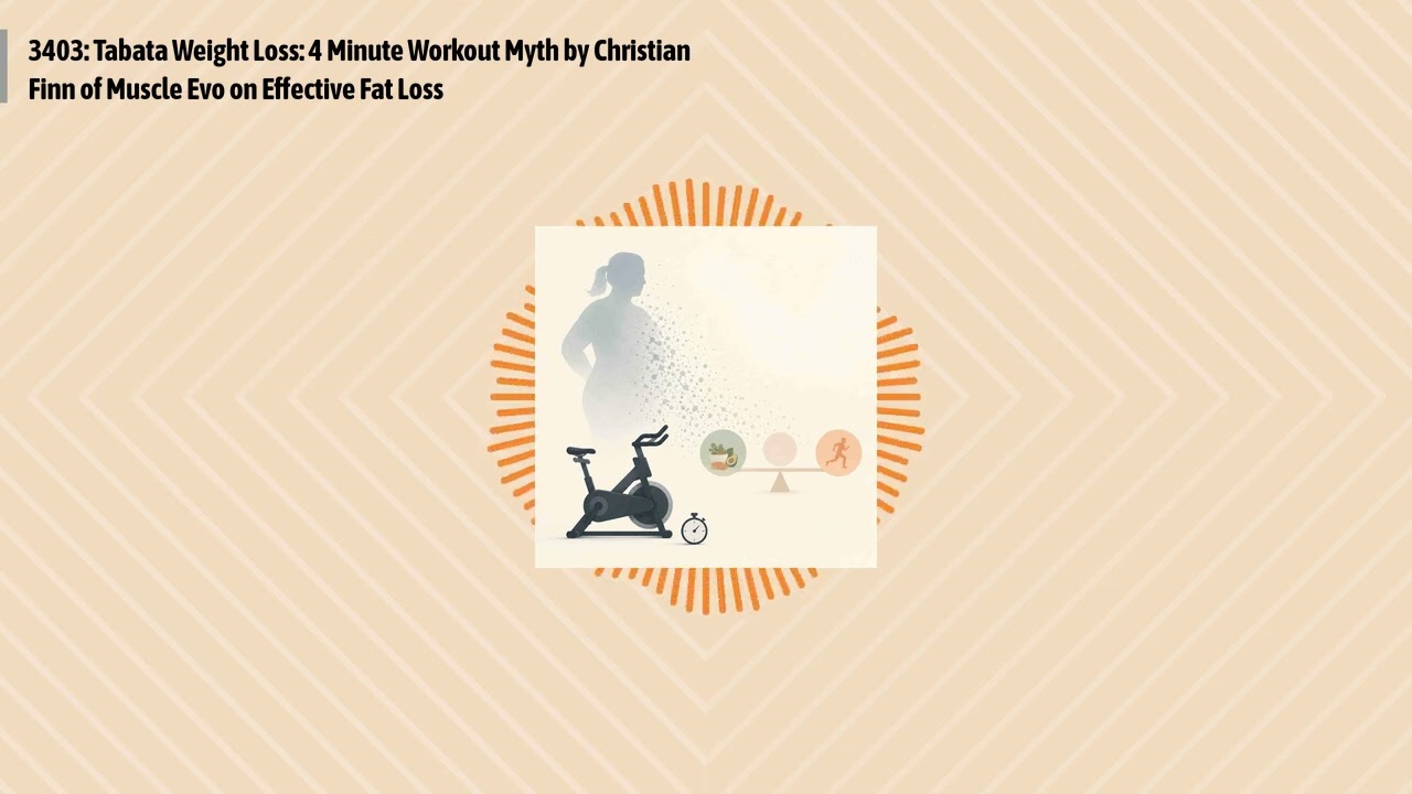 3403: Tabata Weight Loss: 4 Minute Workout Myth by Christian Finn of Muscle Evo on Effective Fat...