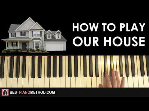 Our House - Madness piano tutorial