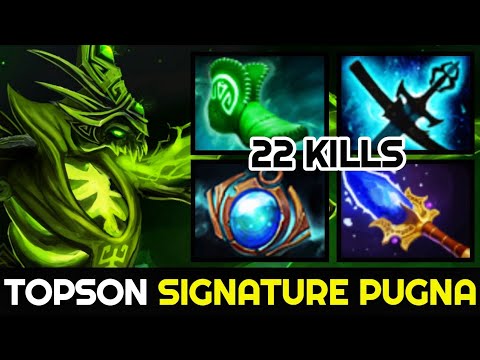 TOPSON back to Signature Pugna - No Mercy 24min End Game 7.27 Dota 2