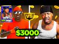 I WAS CHALLENGED TO A 3000 WAGER BY THE 1 MOST FAMOUS NBA 2K STREAMER