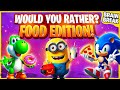 Would You Rather Food Edition Brain Break Freeze Dance Brain Break Games For Kids Go Noodle
