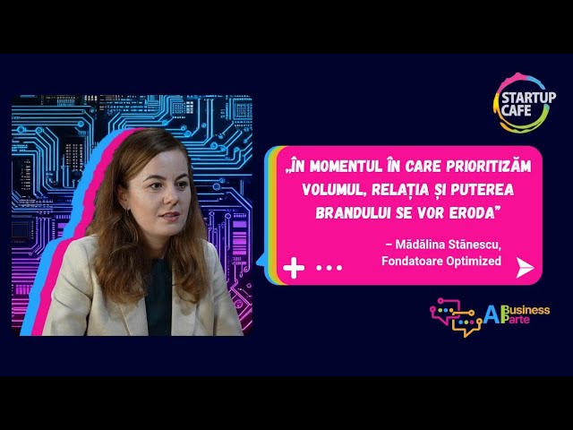 VIDEO „În momentul în care prioritizăm volumul, relația și puterea brandului se vor eroda”. AI-ul trebuie folosit cu atenție în marketing, în opinia unei fondatoare de agenție