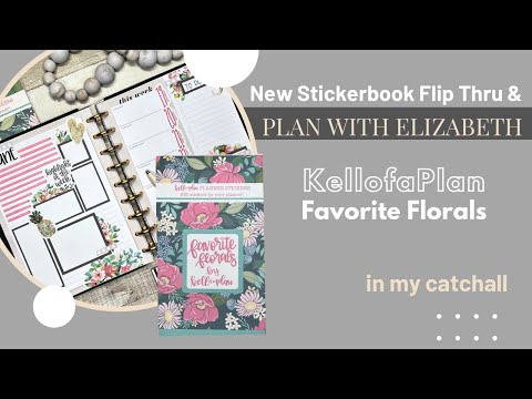 Flip Thru & Plan with Me | Favorite Florals | KellofaPlan