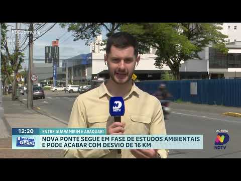 Nova ponte entre Guaramirim e Araquari avança em estudos ambientais