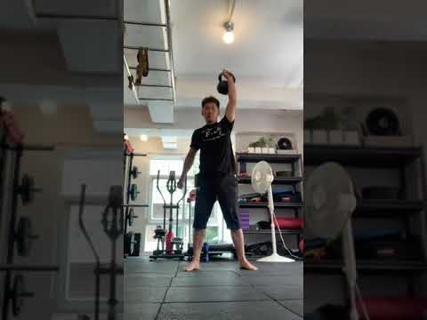 Kettlebell 20kg 5min. Snatch