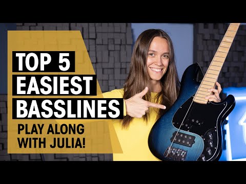 Top 5 Easiest Basslines Even Guitarists Can Play | Julia Hofer | Thomann