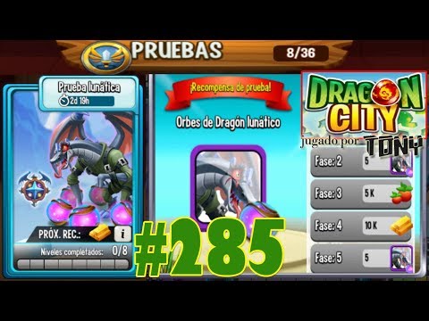 Dragon City "Capítulo 285 - Prueba de Orbes: Dragón Lunático" por Tony